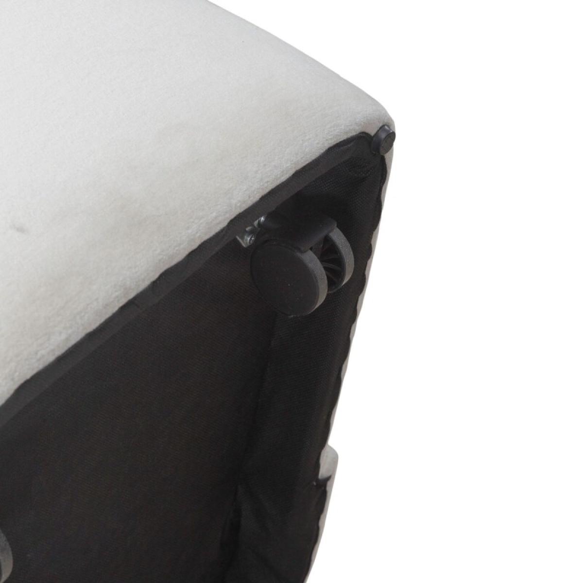 Accent Dining Chair w/ Casters - Ivory - Image 2