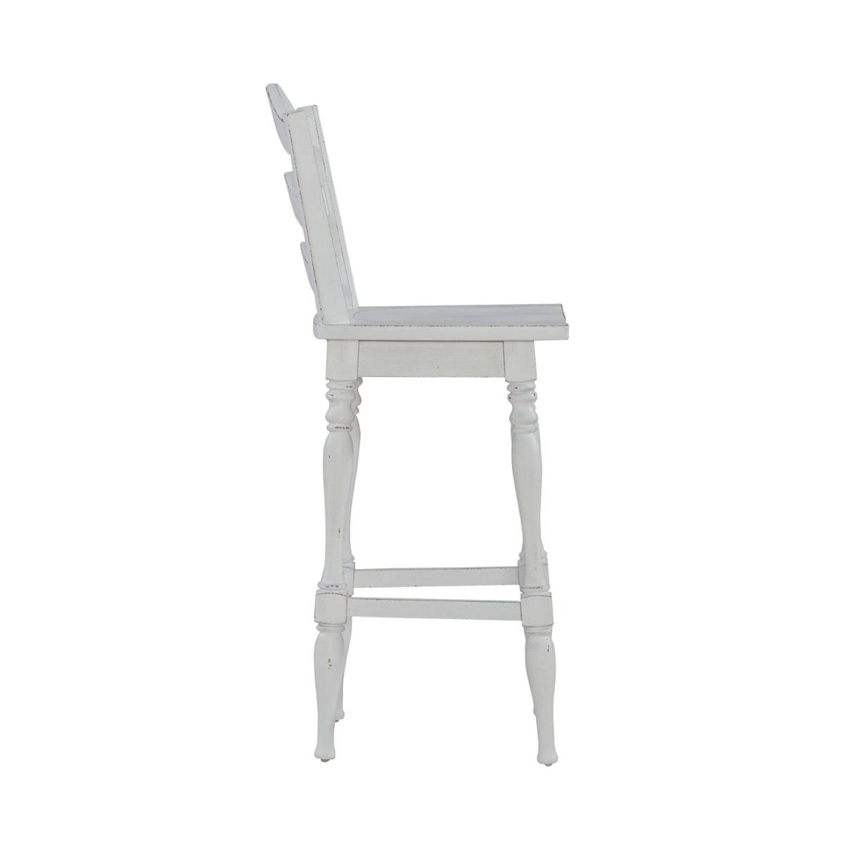 Magnolia Manor Ladderback Swivel Bar Stool - Image 4