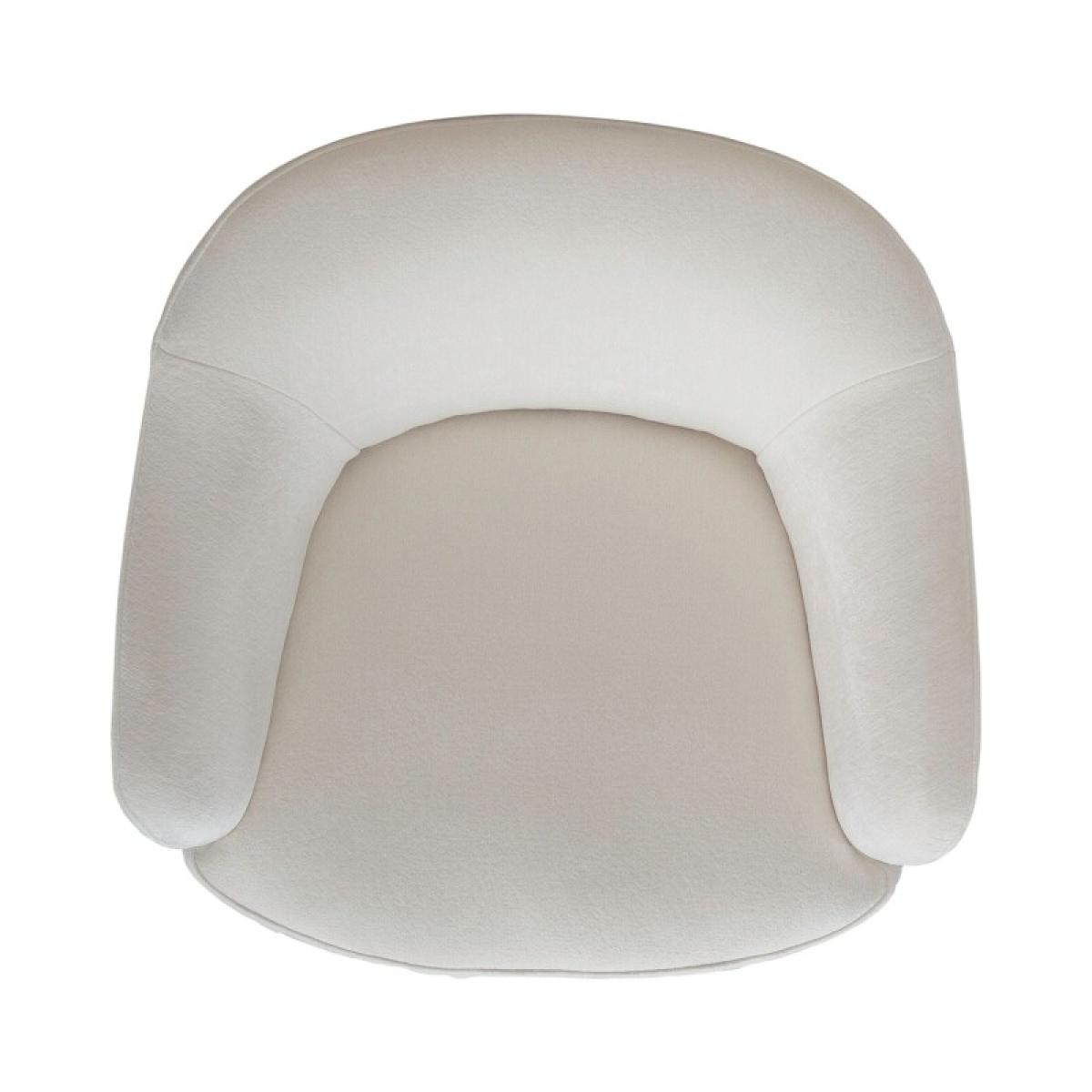 Accent Dining Chair w/ Casters - Ivory - Image 10