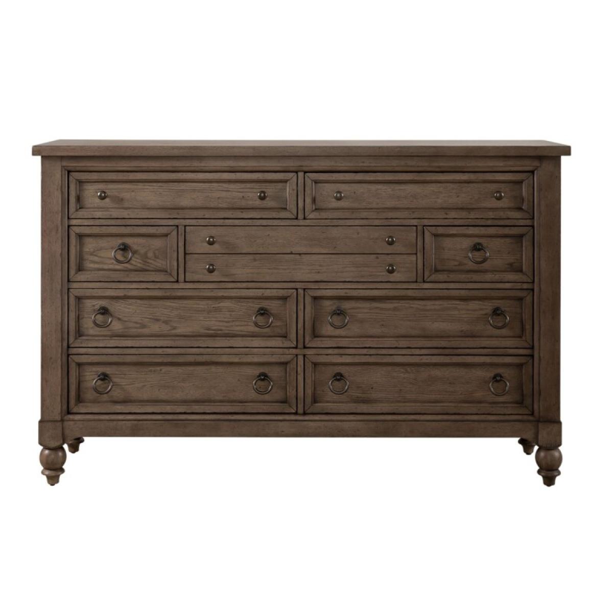 Americana Farmhouse 9 Drawer Dresser - Image 4