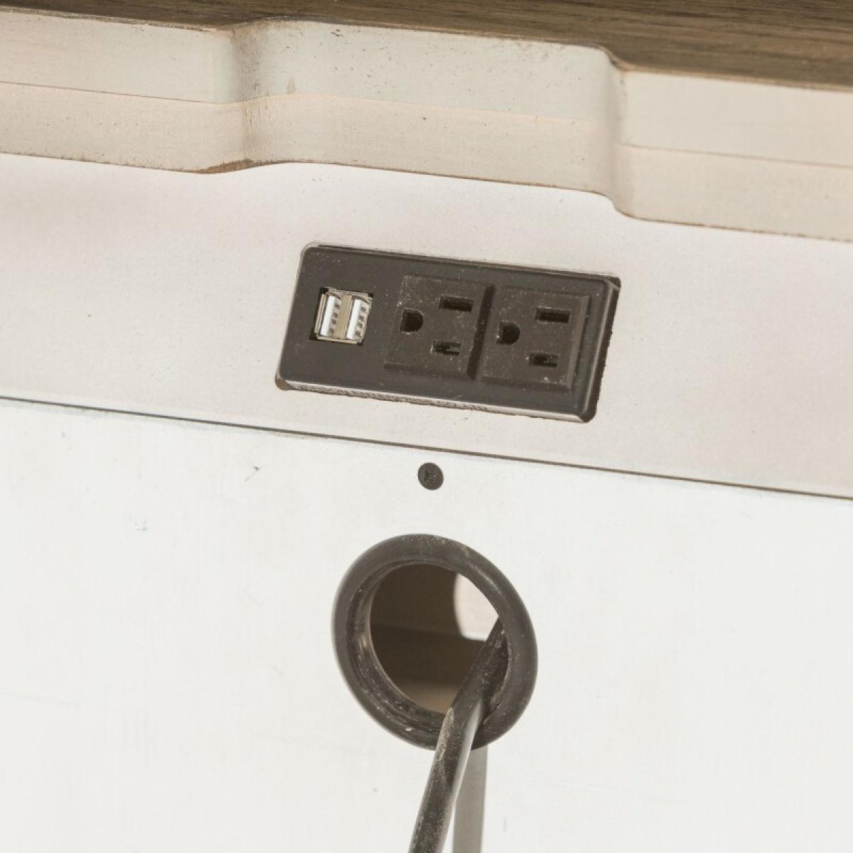 Heartland 1 Drawer Night Stand w/ Charging Station - Image 9