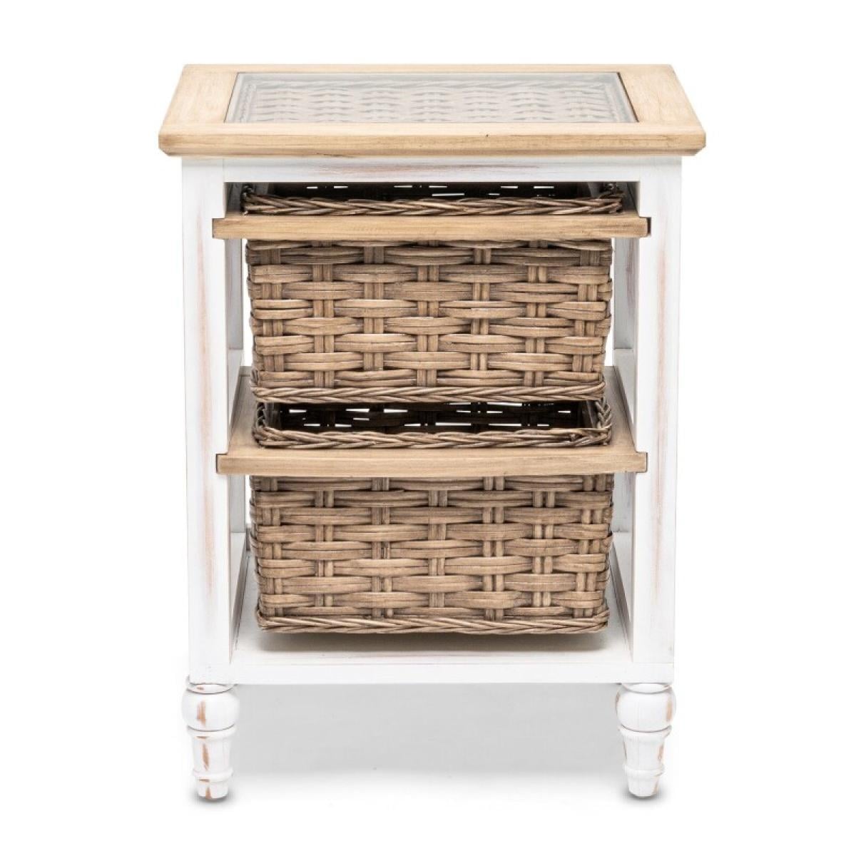 Island Breeze 2-basket Storage Cabinet - Image 3