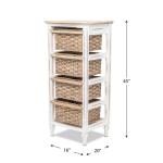 Island Breeze 4-basket Vertical Storage Cabinet - Image 7