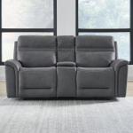 Cooper Loveseat w/Console P3 & ZG - Blue Gray