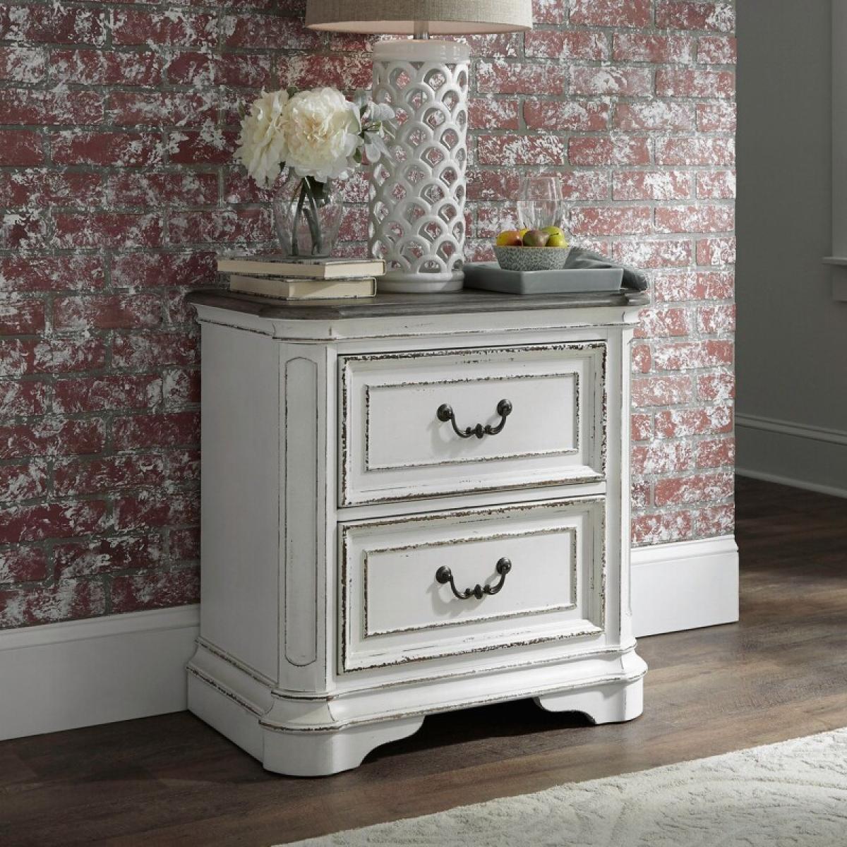 Magnolia Manor 2 Drawer Night Stand - Image 2