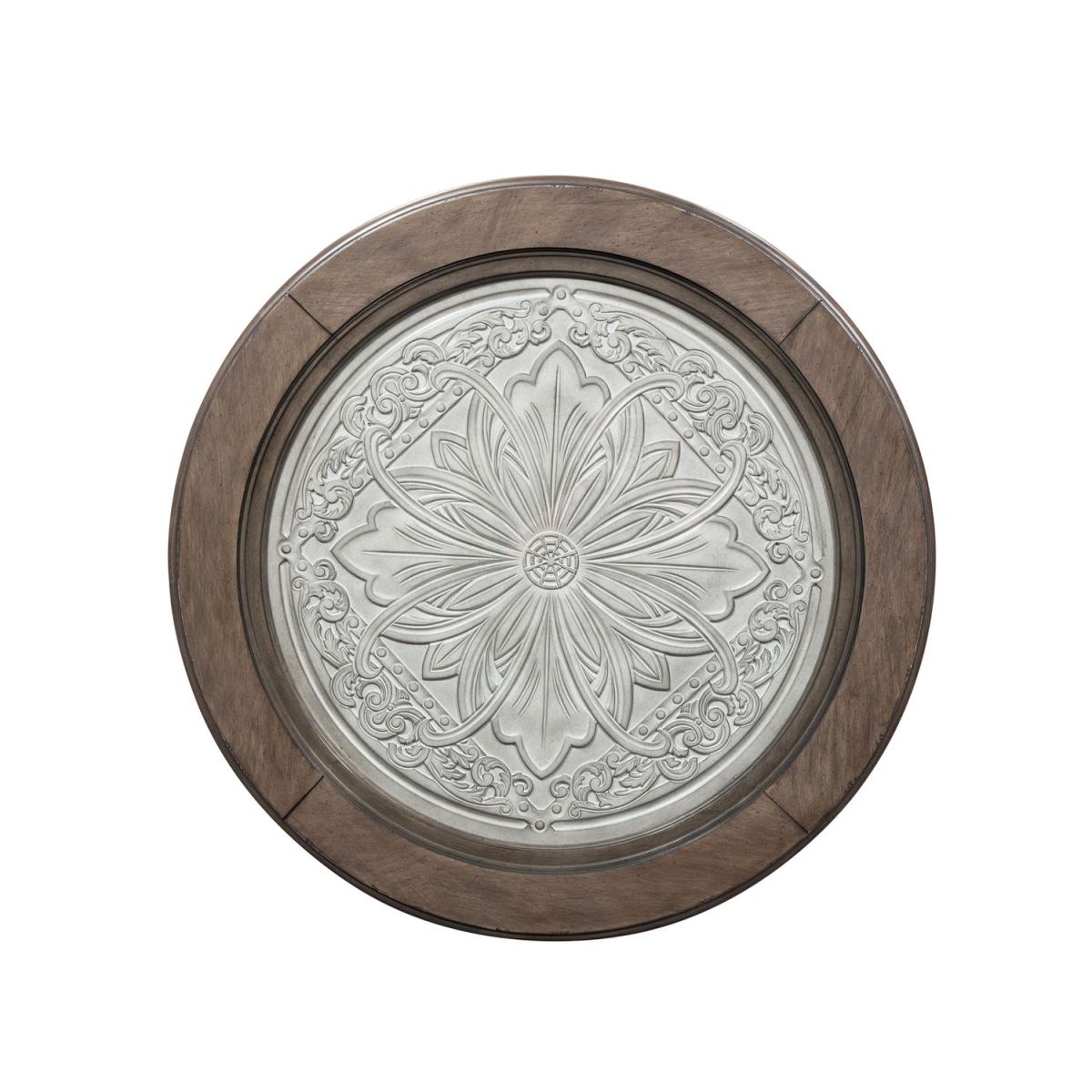 Heartland Round Ceiling Tile Cocktail Table - Image 2