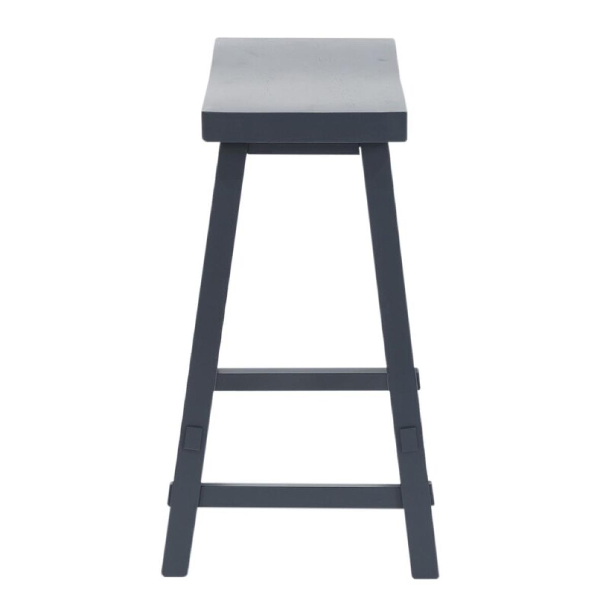 Creations 24 Inch Sawhorse Counter Stool- Navy - Image 5