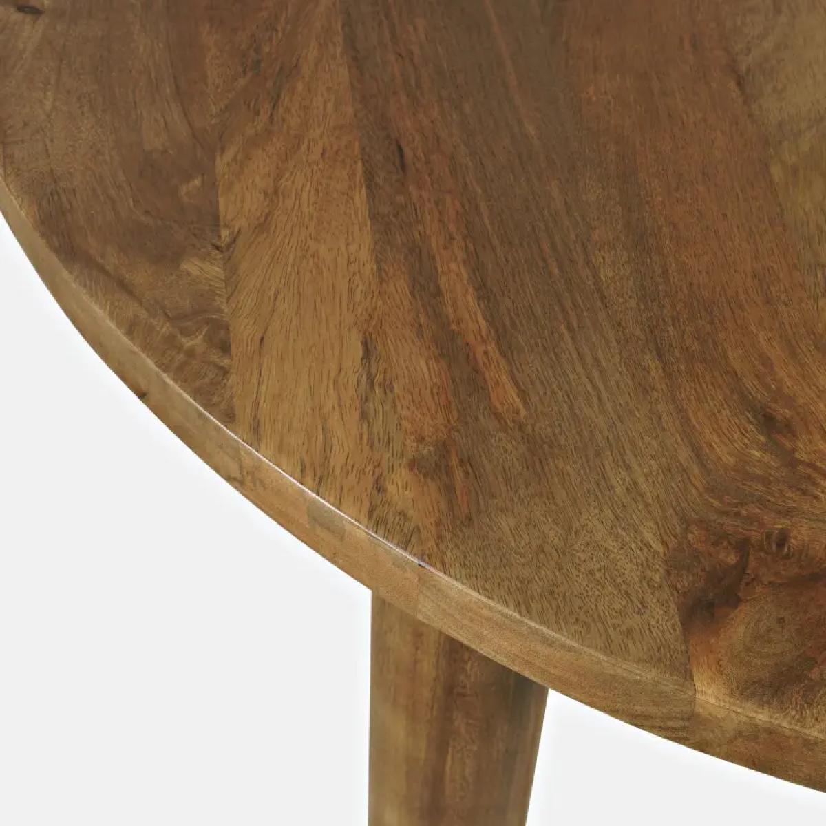 Bodhi Round Solid Wood Dining Table - Image 5