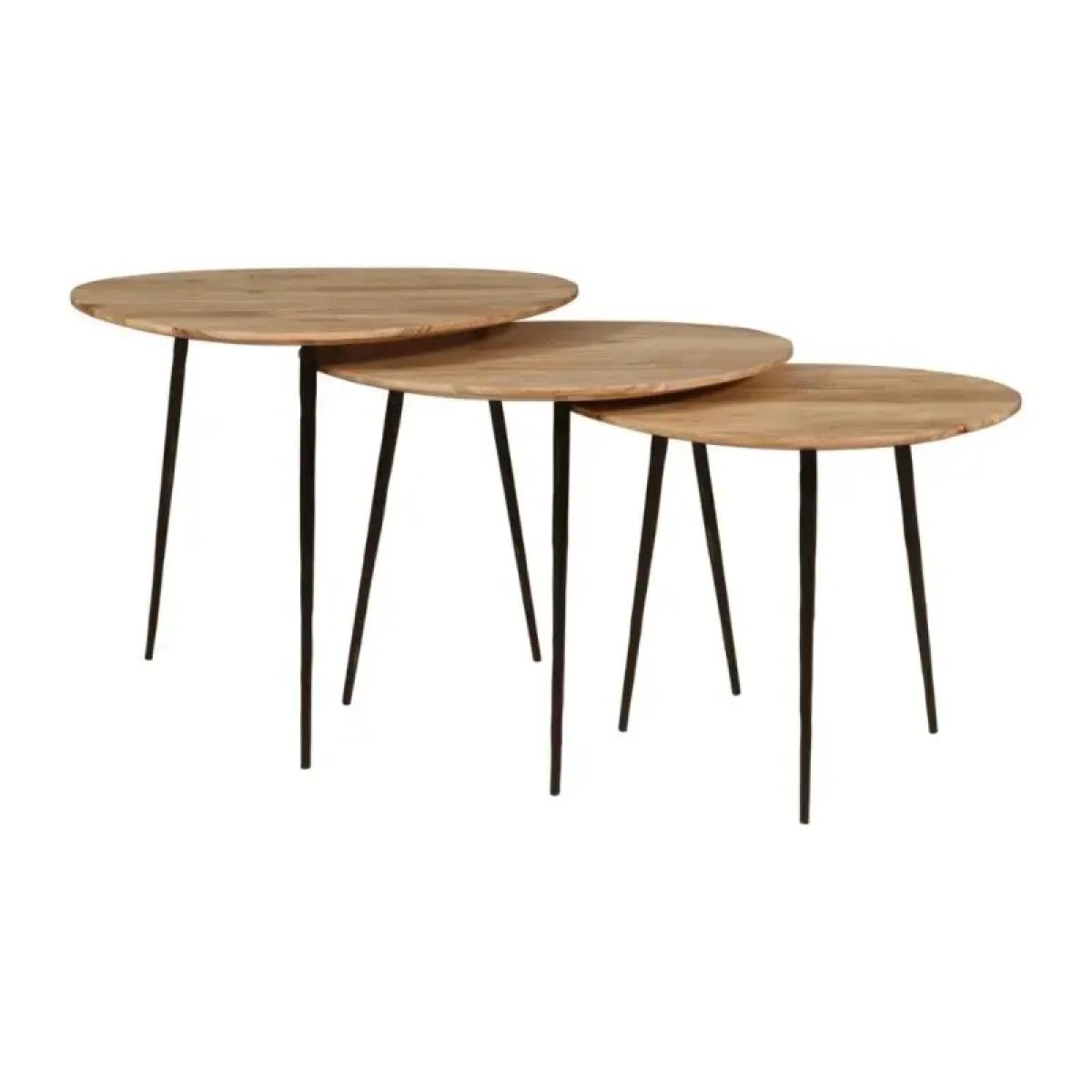 Reeves 3pc Bunching Tables Set - Image 2