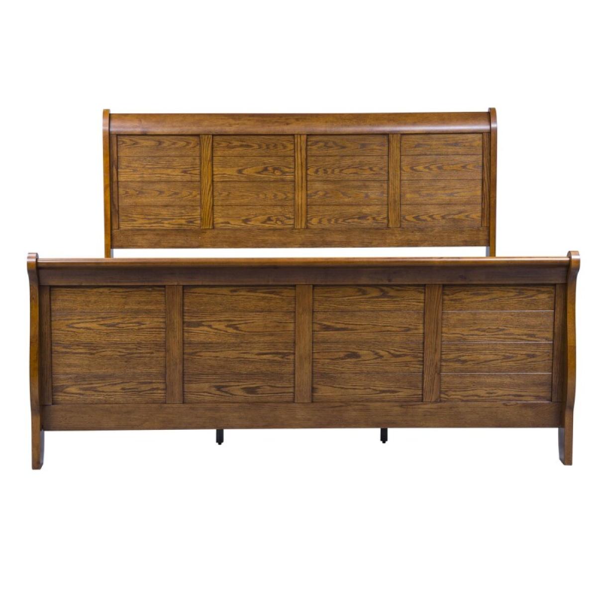 Grandpas Cabin King California Sleigh Bed - Image 3