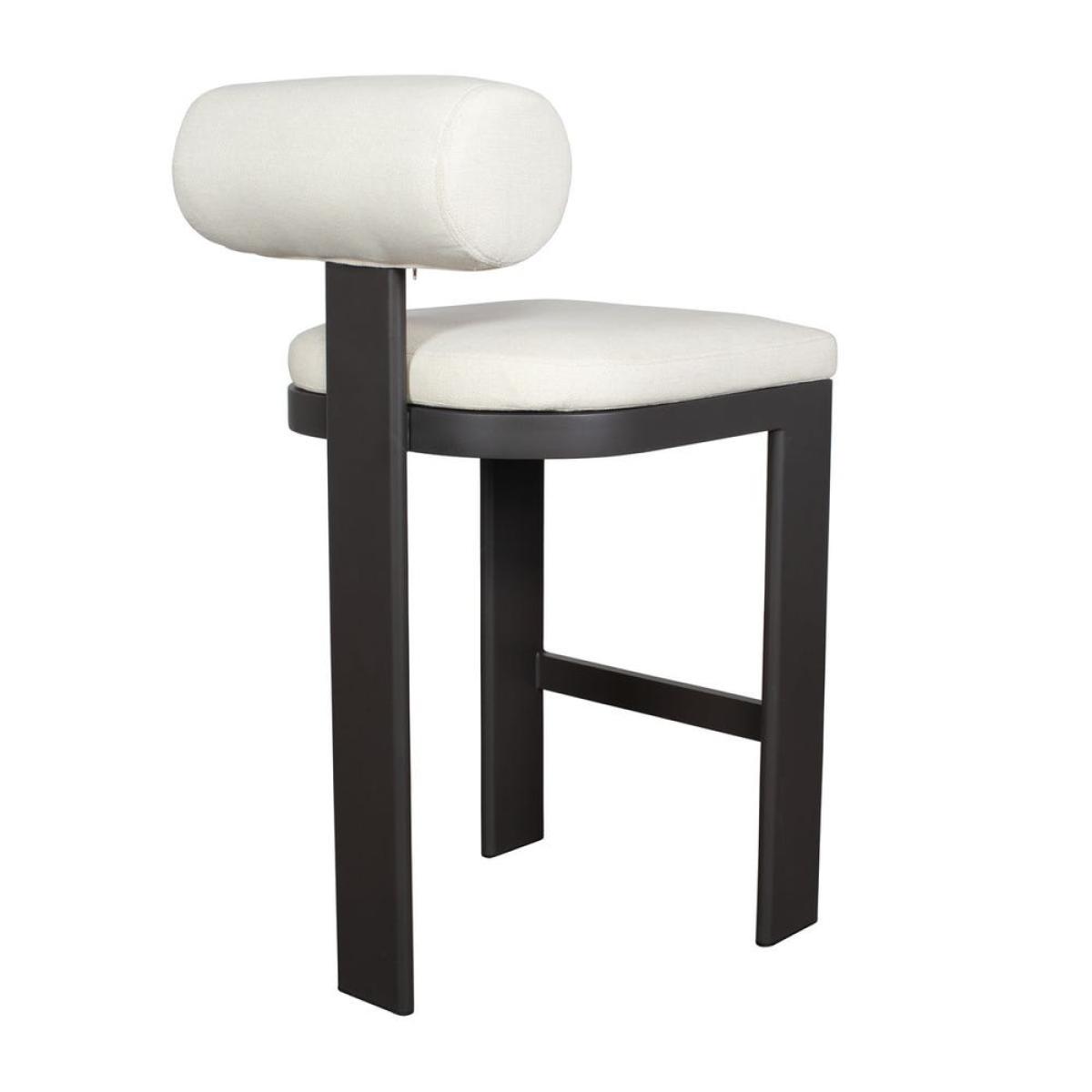 Bolster Back Outdoor Bar Stool - Image 5