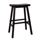 30 Inch Sawhorse Barstool - Black (RTA) - Image 3