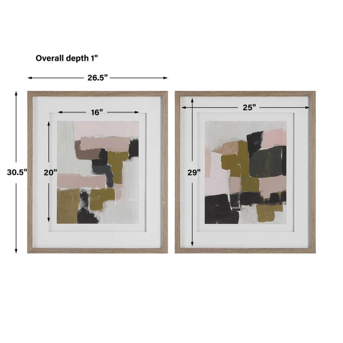 Color Block Framed Prints, S/2 - Image 10