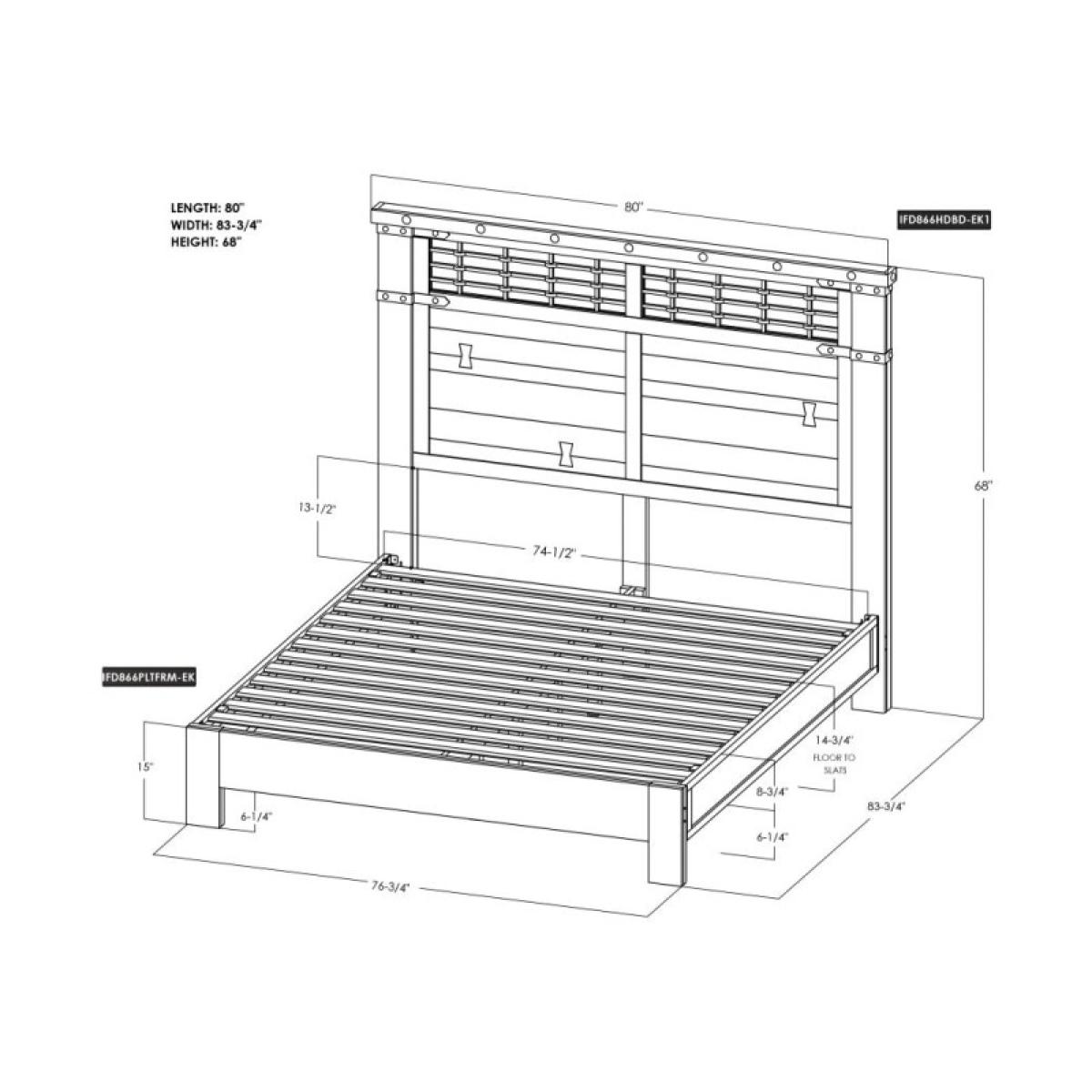 6/6 Headboard - Parota - Image 8
