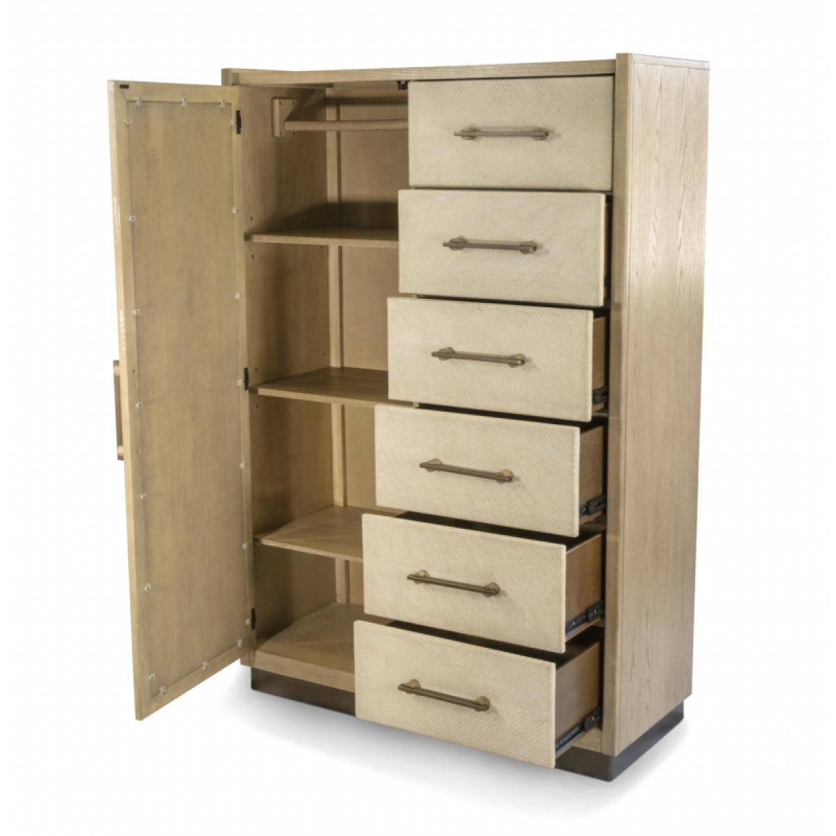 Rio Vista Woven Mirrored Door Chest - Image 5