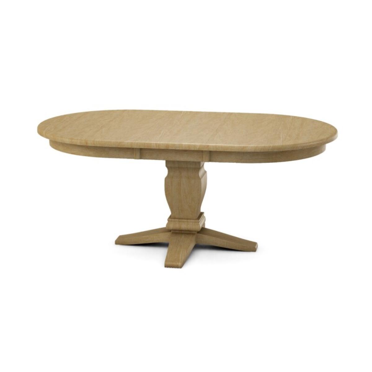 Build Your Own Pedestal Table w/42" x 72" Butterfly Leaf Extension Tabletop w/ Half Bullnose Edge - Image 6