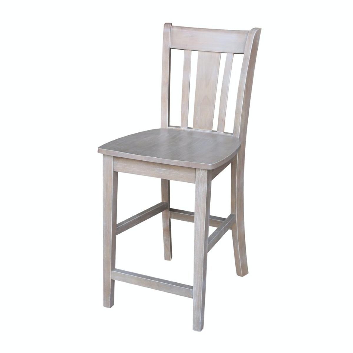 Dining Essentials - San Remo Stool in Taupe Gray - Image 2