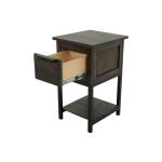 1 Drawer, 1 Shelf, Chairside Table - Dark Mita - Image 4