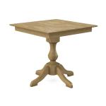 Build Your Own Pedestal Table w/ 36" Square Tabletop w/ Reverse Bevel Edge - Image 28