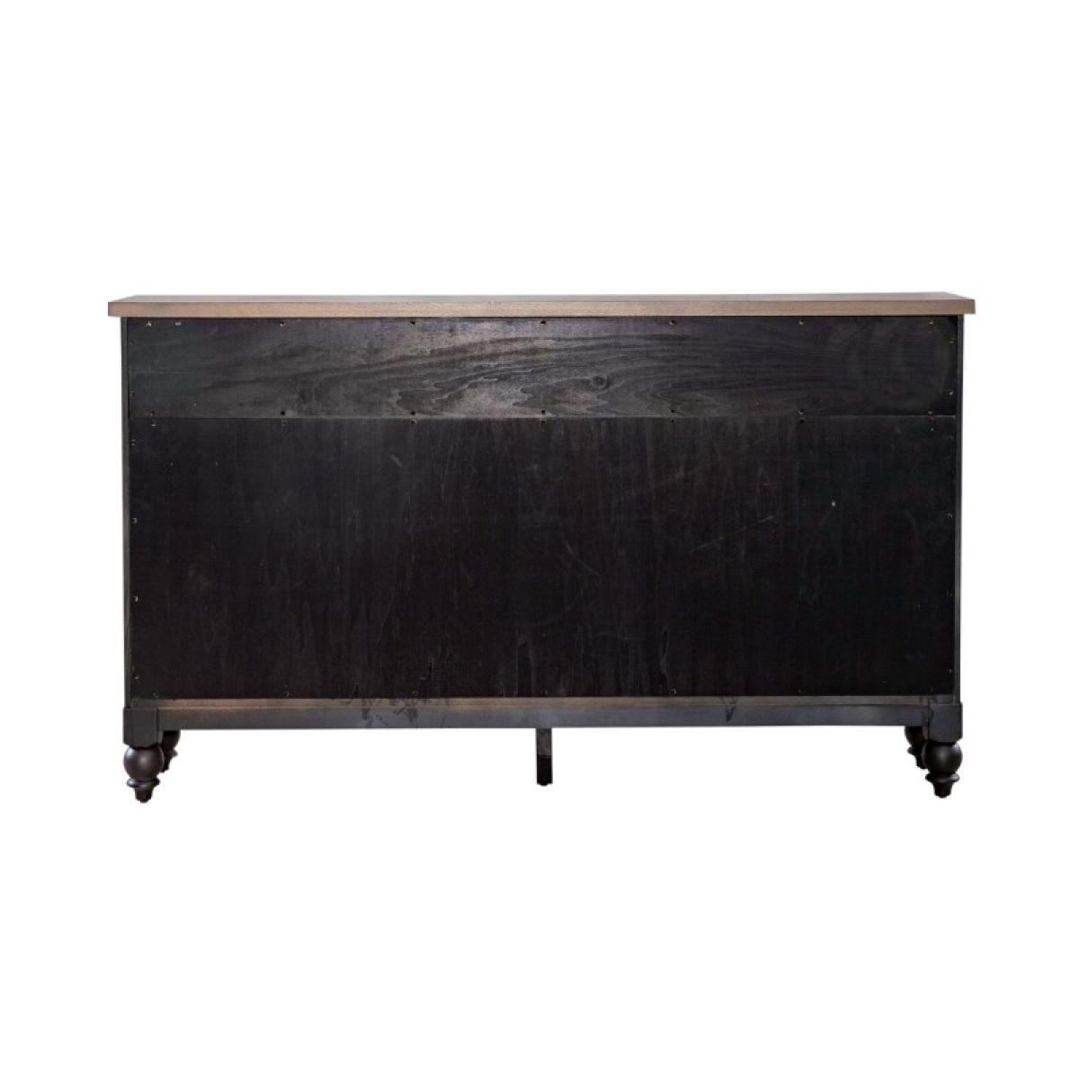 Americana Farmhouse Hall Buffet- Black - Image 5