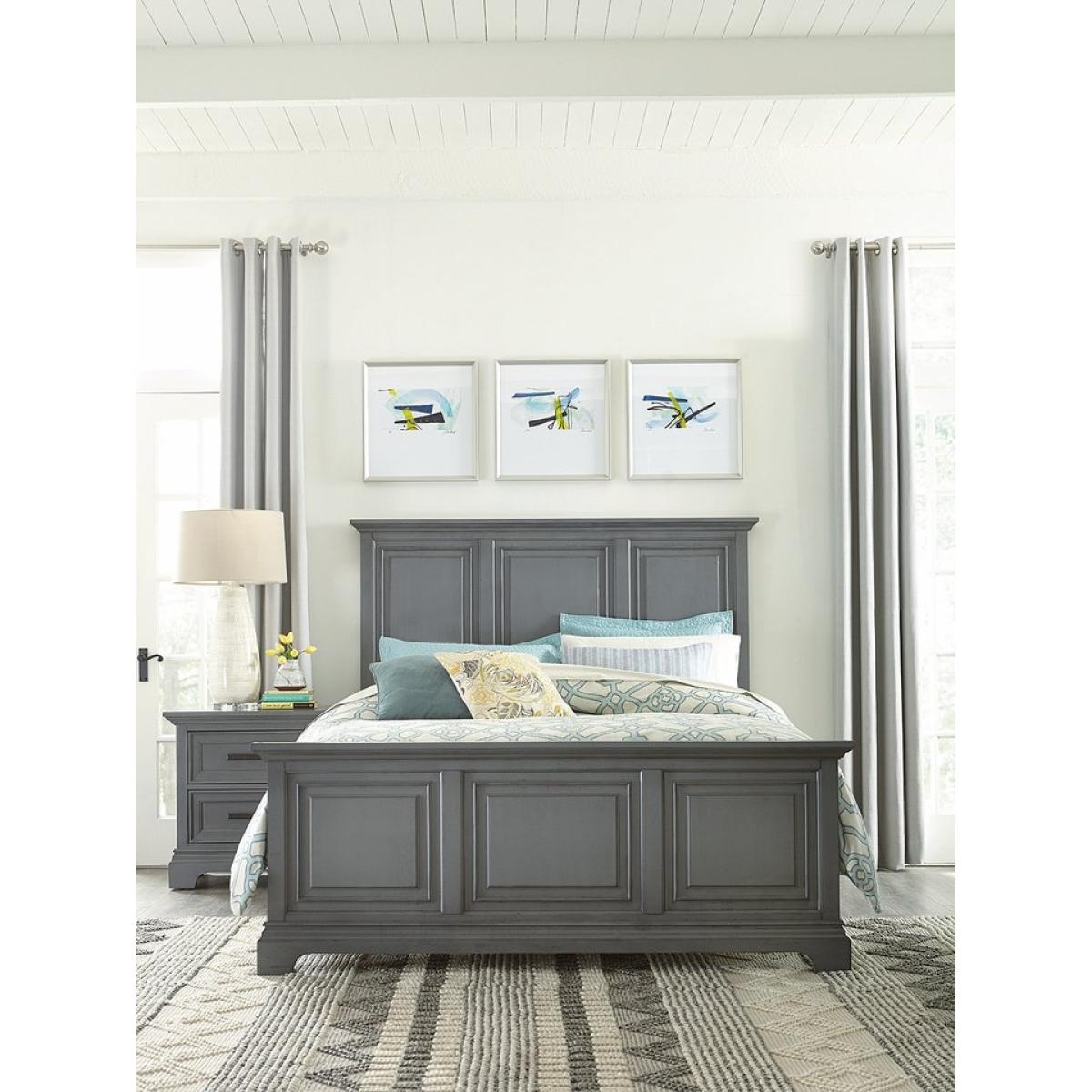 Summit Bedroom - King Bed in Heather Gray - BD105-301KH - Image 2