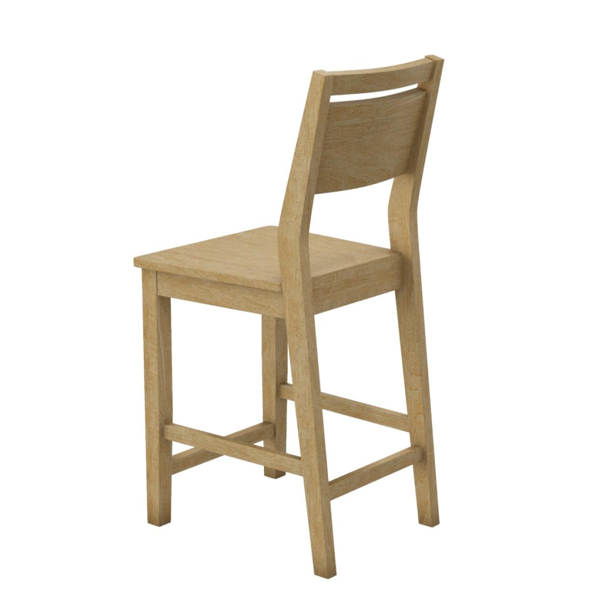 24" Aspen Panel Back Counter Stool - Image 18