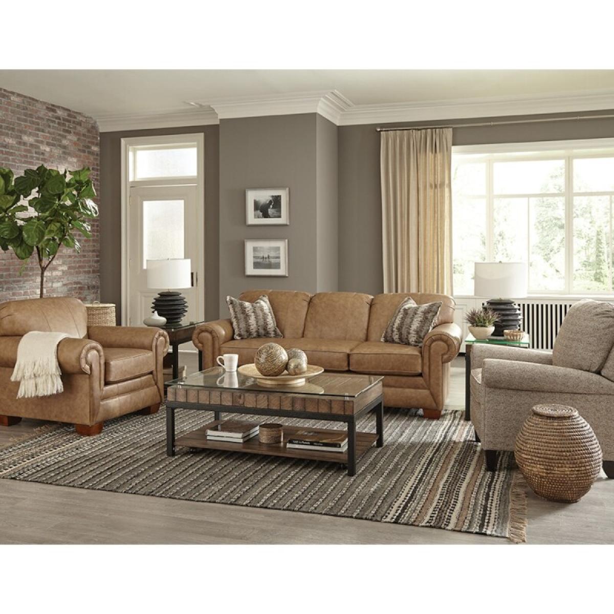 Monroe Leather Sofa - Image 5