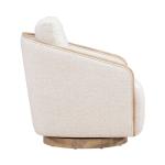 Nora Uph Swivel Accent Chair - Light Brown - Image 5