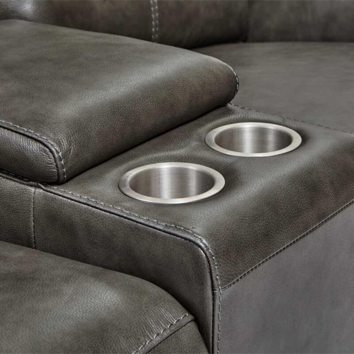 Higbee Power Loveseat W/ Power Headrest - Image 12