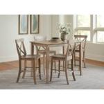 Dining Essentials - X-Back Stool in Taupe Gray - Image 5