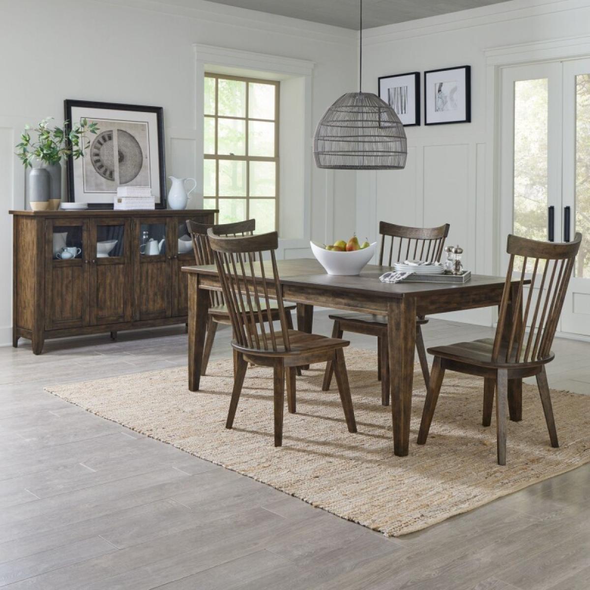Midland Falls 5 Piece Rectangular Table Set - Image 2