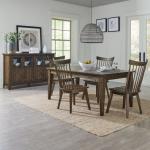 Midland Falls 5 Piece Rectangular Table Set