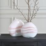 Blush Swirl, Vases, S/2 - Image 3