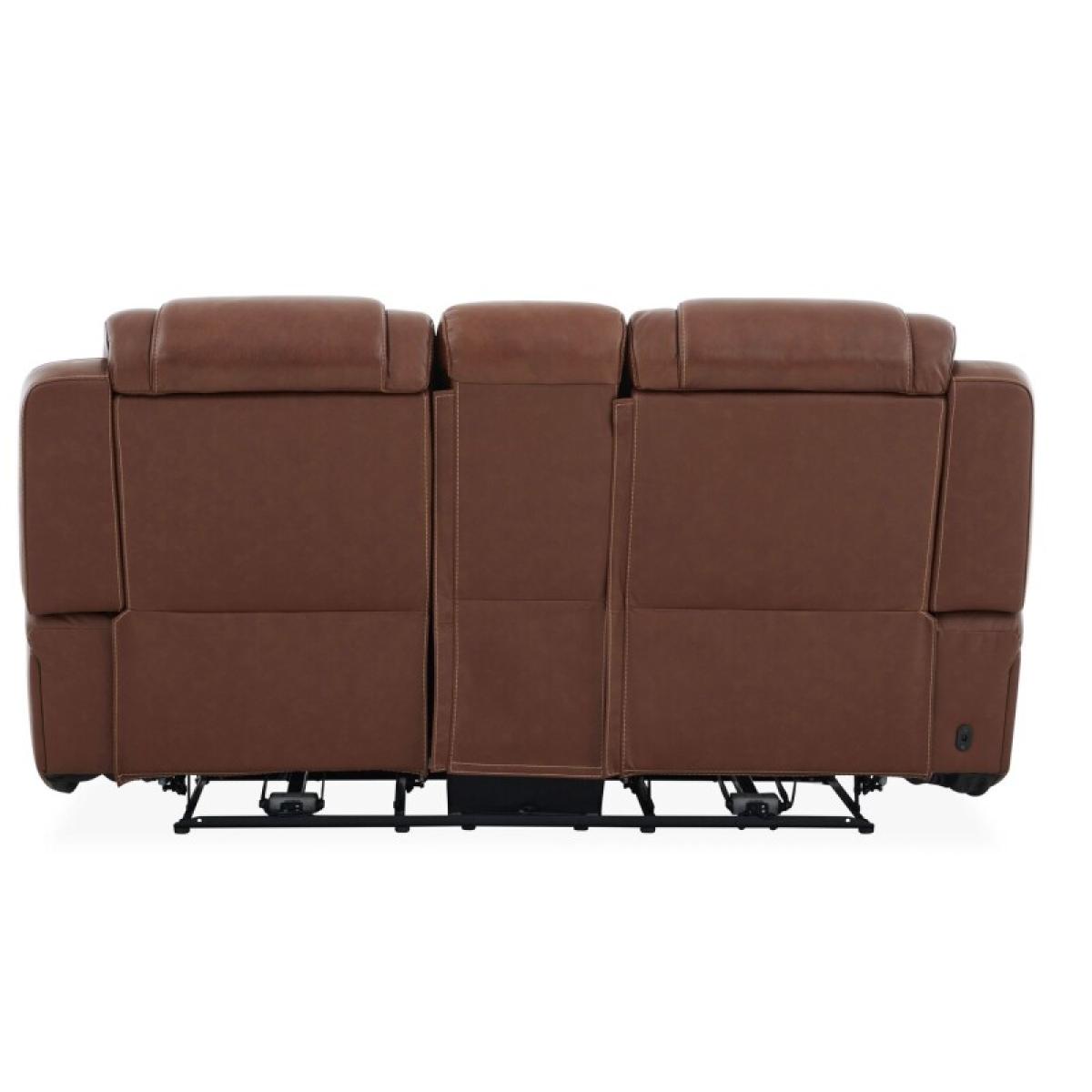 Caswell Loveseat w/ Console P2 & ZG - Image 7