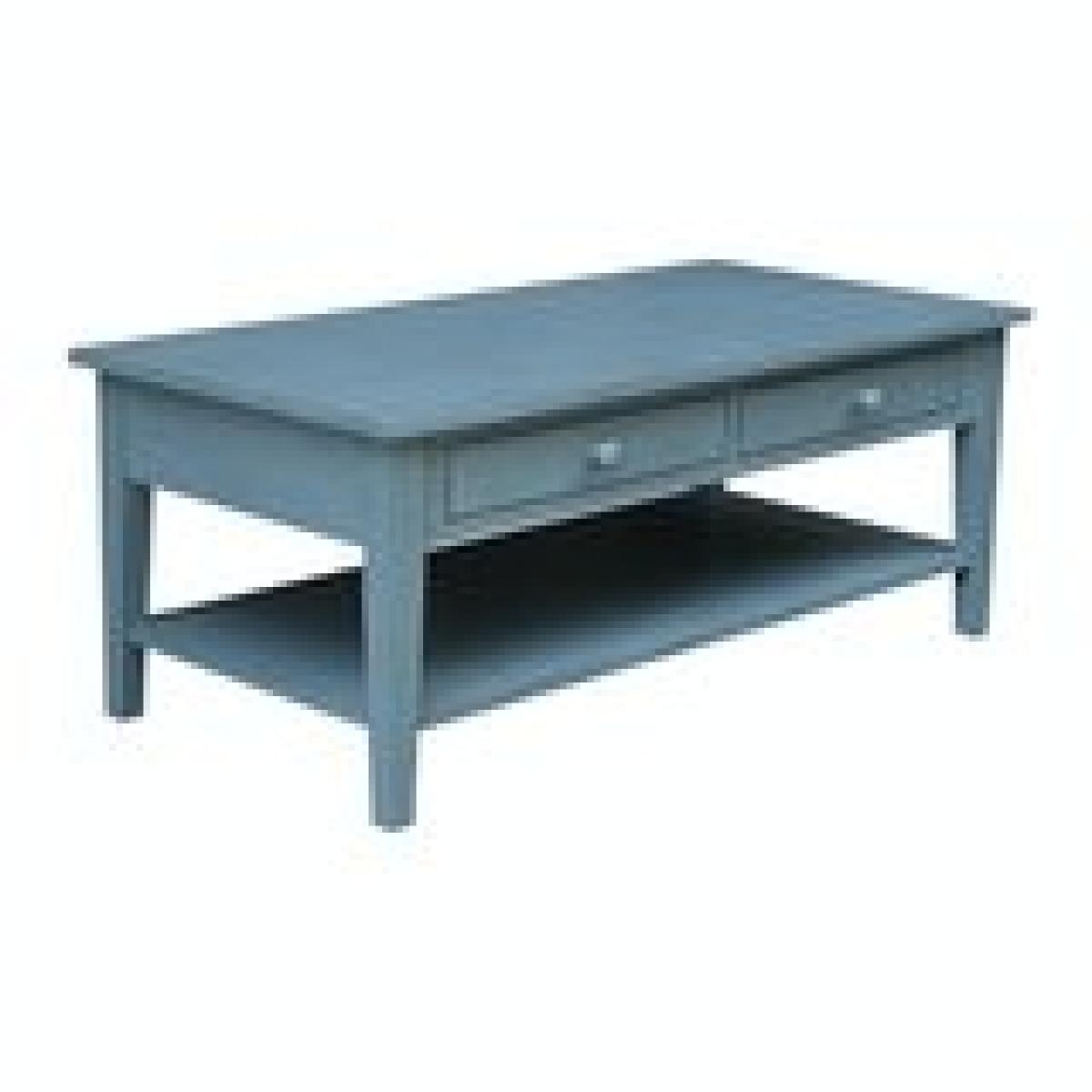 Destinations Collection - Spencer Coffee Table in Ocean Blue - Image 7