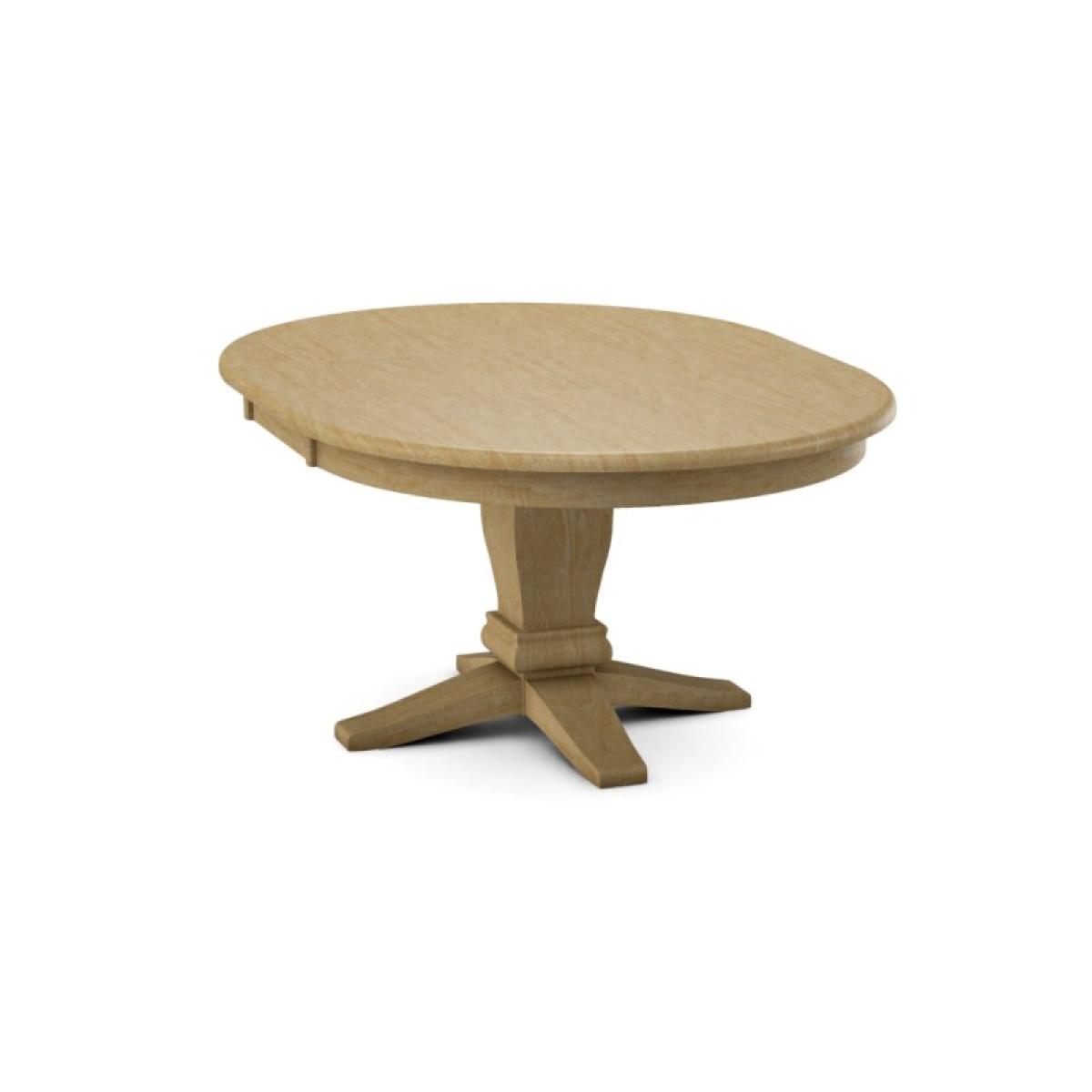 Build Your Own Pedestal Table w/ 48" x 66" Butterfly Leaf Extension Tabletop w/Half Bullnose Edge - Image 48