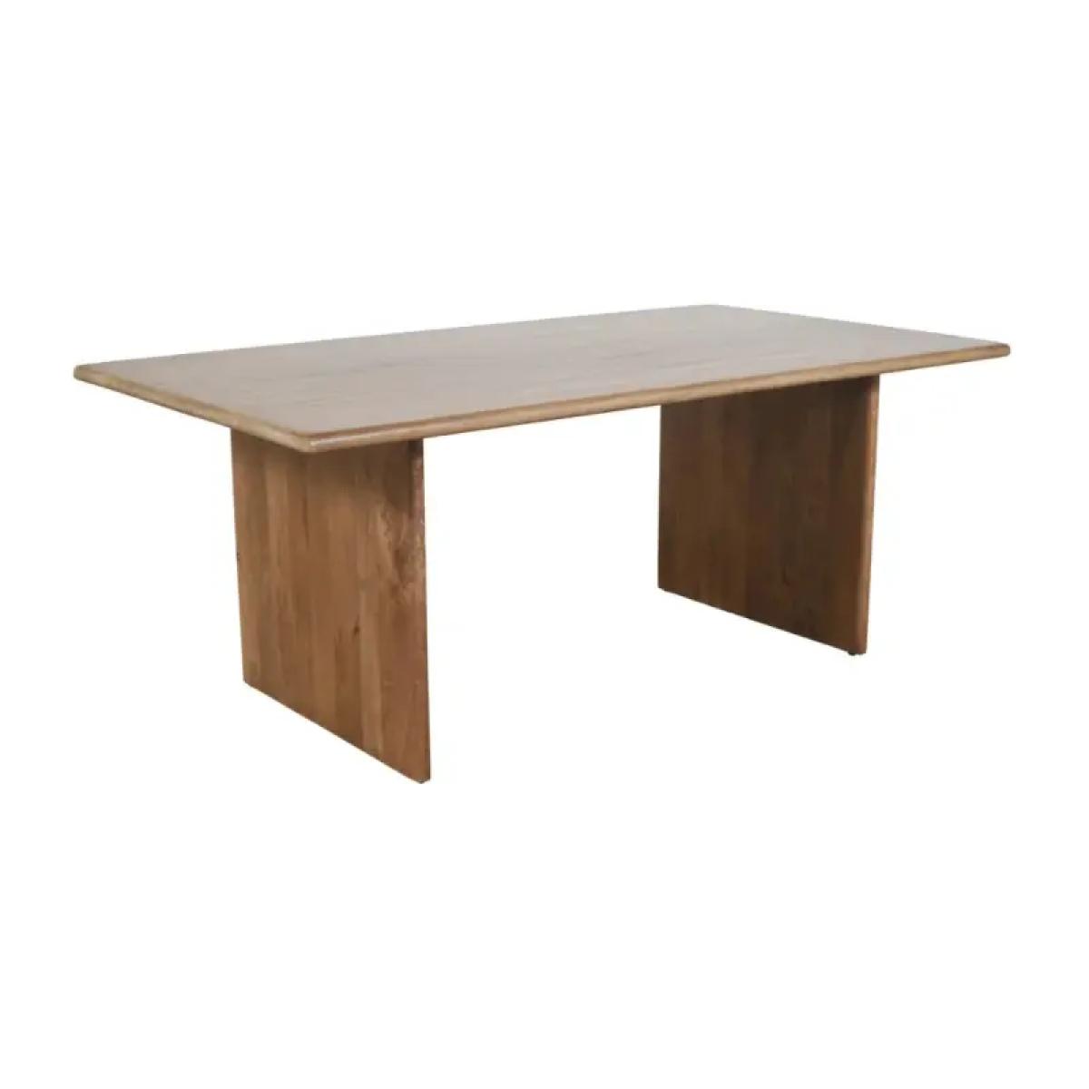 Burke Solid Wood Slab Dining Table - Image 6