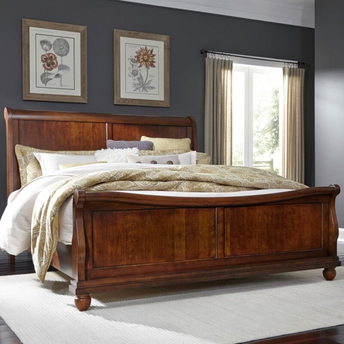 Rustic Traditions Queen Sleigh Bed - Image 2