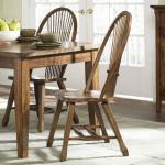 Treasures Sheaf Back Side Chair - Oak