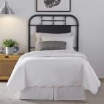 Vintage Series Twin Metal Headboard - Black