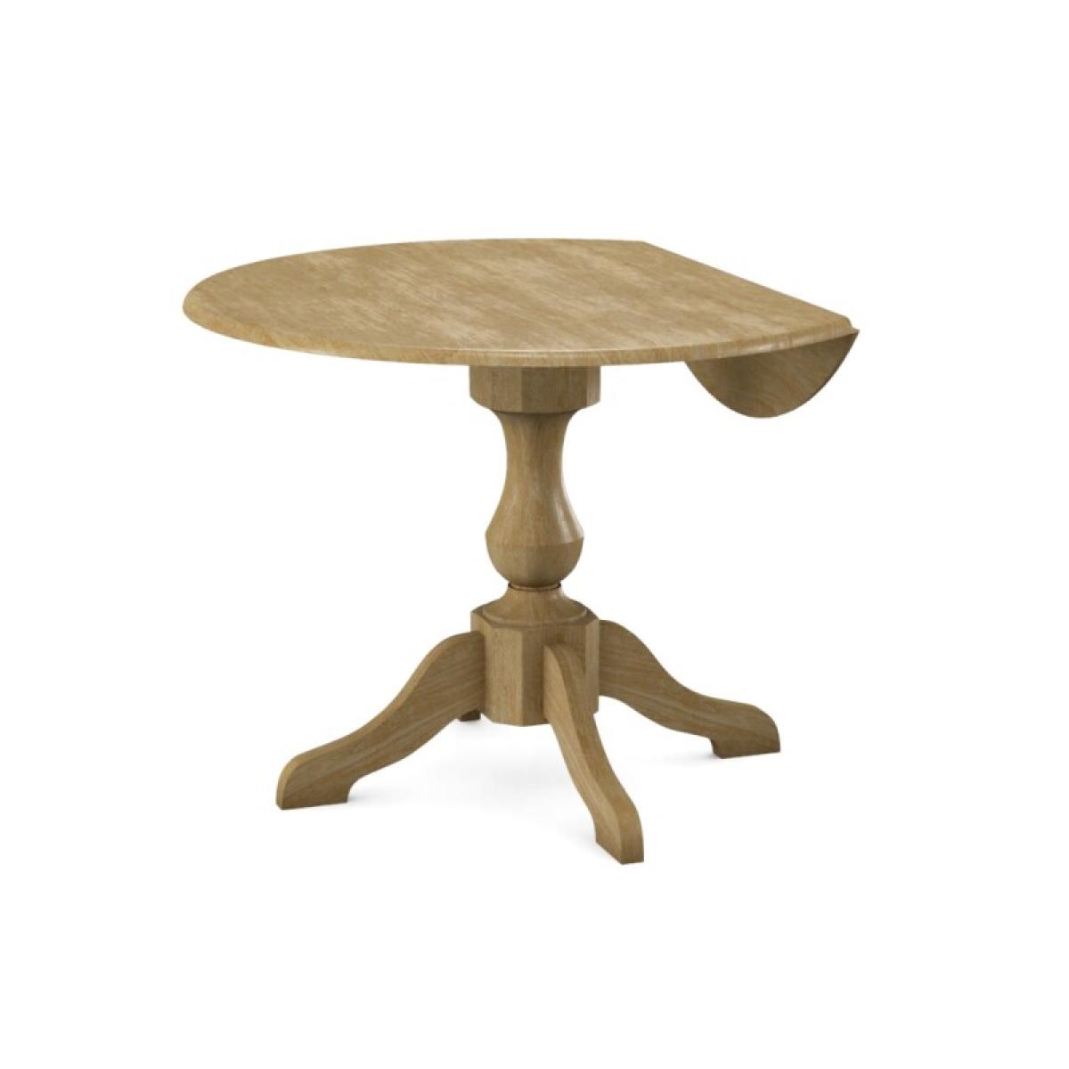 Build Your Own Pedestal Table w/ 42"Dropleaf Top - Image 3
