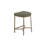 Wooden Frame & Metal Base, 24" Stool - Mezquite