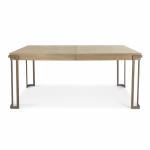 Rio Vista Rectangular Dining Table - Muted Earth Tones Clay Finish - Image 5