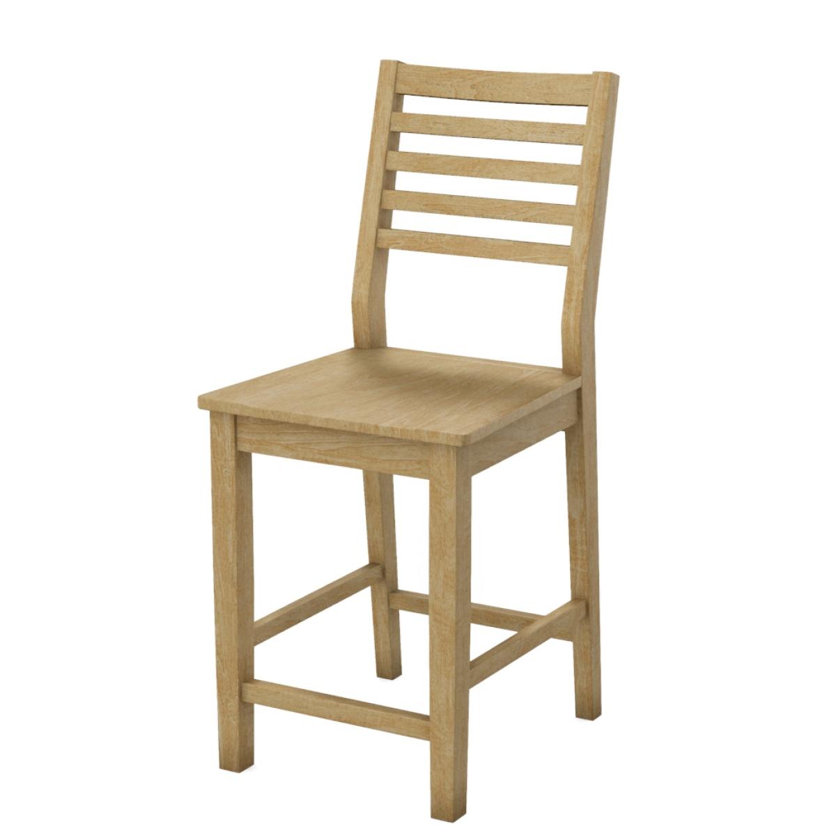 24" Aspen Ladder Back Counter Stool - Image 8