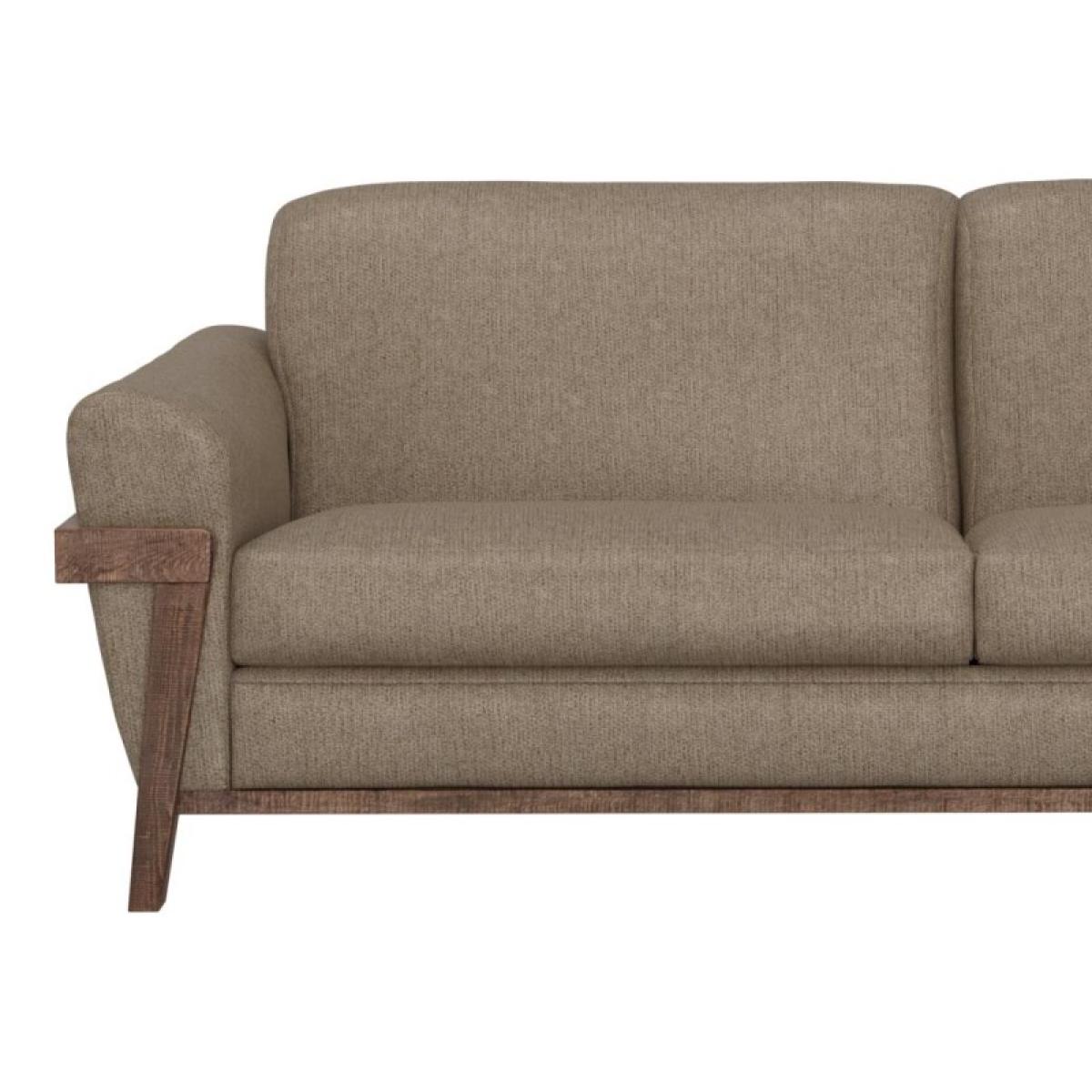 Wooden Frame & Base, Armchair - Loft Brown - Image 7