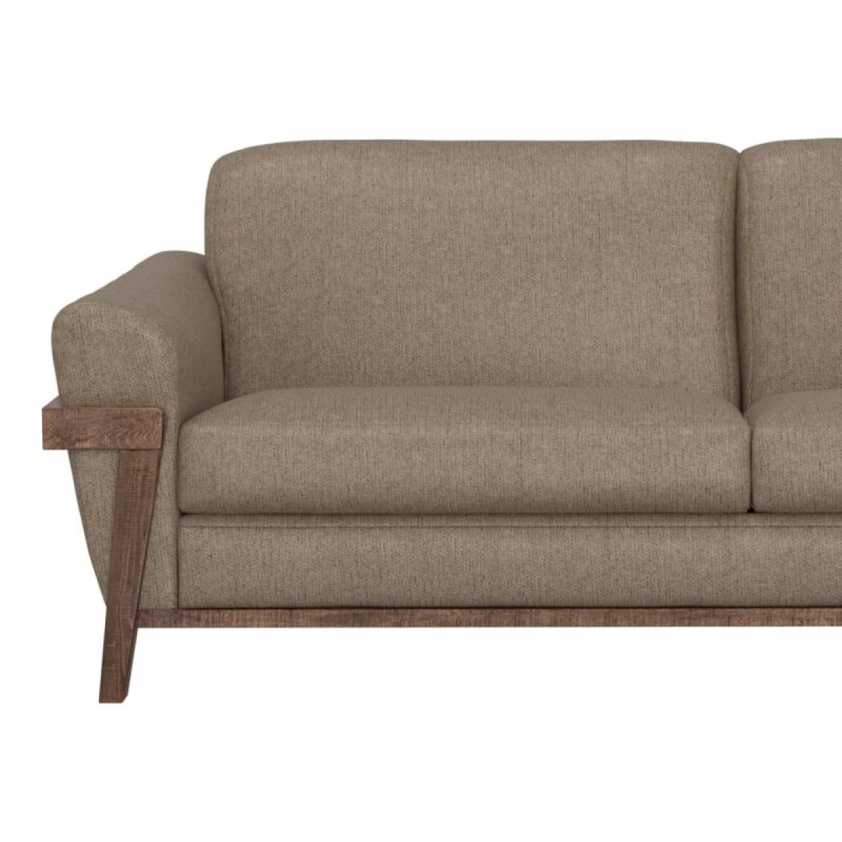 Loft Brown Wooden Frame & Base, Armchair - Image 6