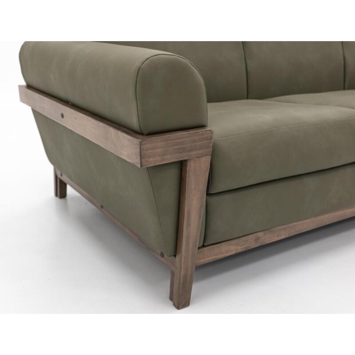 Wooden Frame & Base, Loveseat - Mezquite - Image 5