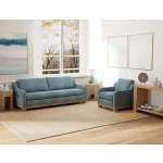 Samba Wooden Frame & Base, Two-Cushion Sofa - Image 4