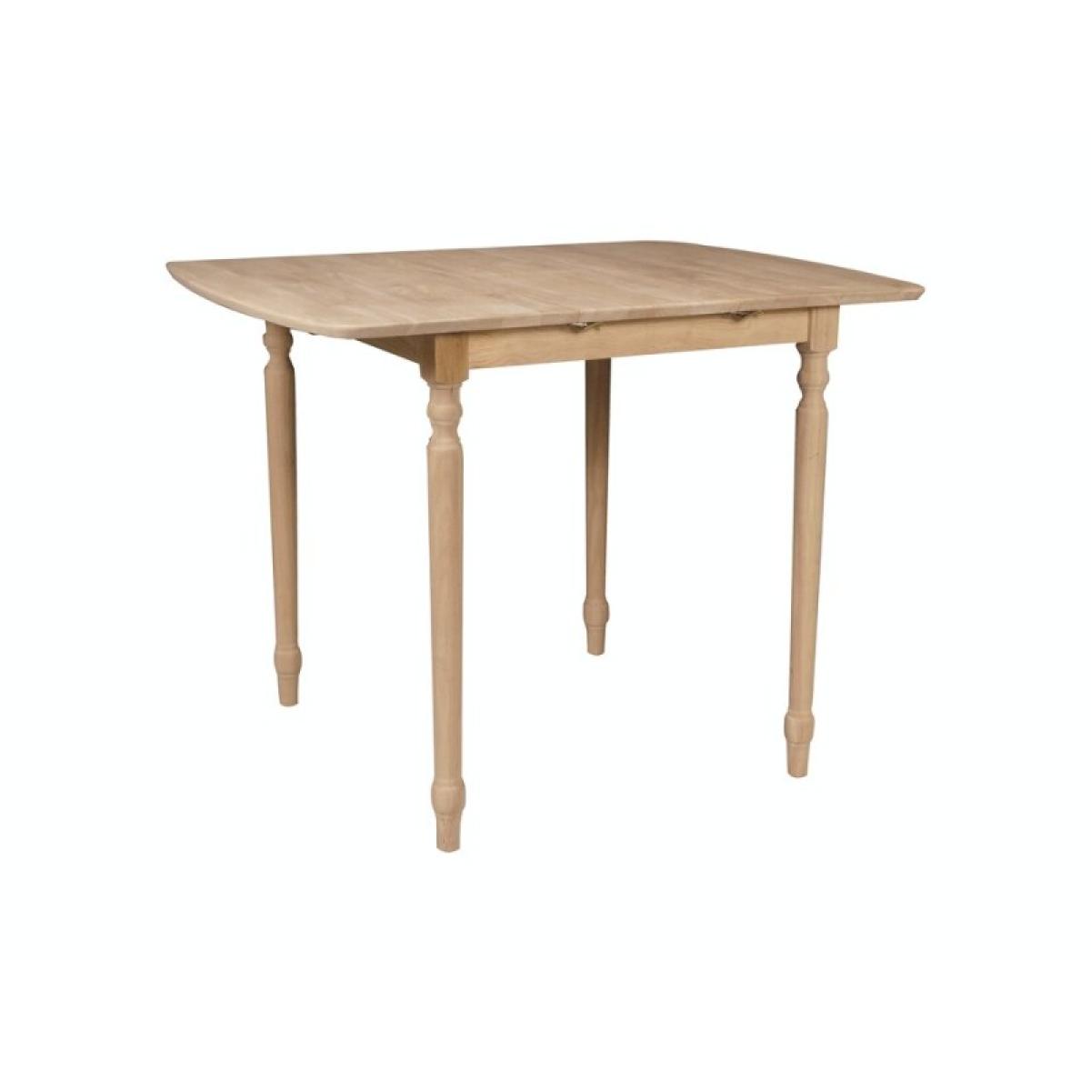 Butterfly Leaf Table Top w/ 36" Turned Legs - T-3636XBT - Image 2