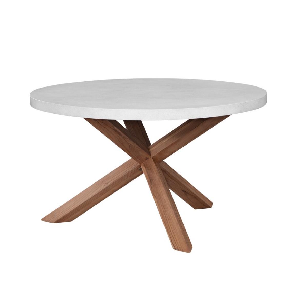 PARKS: Outdoor Living - Shenandoah Round Dining Table in White - ODT-351RB - Image 2